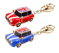 Llavero De Coche De 2 Piezas, Llavero De Metal Creativo, Llavero Cole Personalizado, Cole De Bolso, Unisex, Pequeños Regalos Creativos