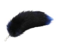 Llavero de cola de felpa con colgante de animales, bolso de mano, accesorio para bolso, O, Talla única