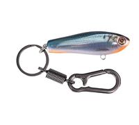 Llavero de - Colgante Realista de señuelo de de 3.15 Pulgadas, Llavero de Peltre Plateado de Peces, para Escuela, Escritorio, hogar, Viajes, Viajes, Viajes, Accesorios de decoración