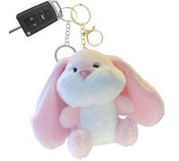 Llavero de conejito de peluche, llavero de conejo | Colgante de bolso de animales - Monedero de conejito, llavero con cartera, bolso de coche bonito, llavero de peluche para niños, niñas y mujeres