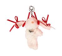 Llavero de conejo de lujo delicado colgante colgante de conejo lindo bolsa de moda de dibujos animados para niños y adolescentes, フリーサイズ