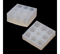 Llavero de cono de helado de silicona epoxi, adornos de joyería, joyería para San Valentín, regalo de amor, tazas de silicona para hornear