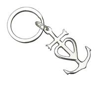 Llavero de cruz de Camargue, hecho a mano en estaño fino, fabricación artesanal francesa en los Estados de Jumilhac, 4cm, estaño