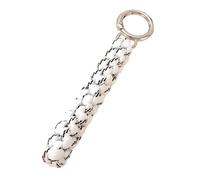 Llavero de cuerda - Hand-Woven Nylon Backpack Charm | Golf Tee & Ball Marker, blanco, riferimento alla descrizione
