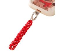 Llavero de cuerda - Hand-Woven Nylon Backpack Charm | Golf Tee & Ball Marker, rojo, riferimento alla descrizione