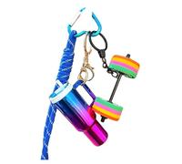 Llavero de cuerda trenzada con colgante de taza de té de leche, bolsa de barra, accesorios de mochila de moda, accesorios para bolso, decoración de bolso, colgante, Blue