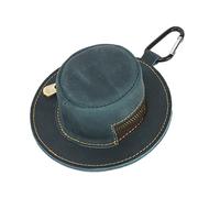 Llavero de cuero genuino para monedero, accesorio práctico de piel de vaca, monedero, monedero, monedero, monedero, monedero, Blue