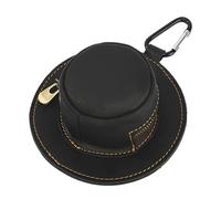 Llavero de cuero genuino para monedero, accesorio práctico de piel de vaca, monedero, monedero, monedero, monedero, monedero, Black