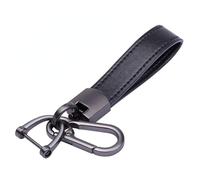 Llavero de Cuero Trenzado para Mercedes Benz C-Klasse Limousine W205 I 2014-2021, Llaveros Coche Hebilla de Aleación de Zinc con Anillo en D Antipérdida Señoras Hombres Regalo,B