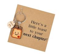 Llavero de dibujos animados regalos para nuevos comienzos inspirador regalo de estímulo de divorcio separación recuperación regalo para mujeres caja para nuevos comienzos regalos para mujeres