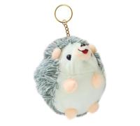 Llavero de erizo de peluche con forma de erizo de peluche, llavero de peluche, accesorio para mochila, mini erizo suave, adorno decorativo para colgar, verde, Siehe Beschreibung