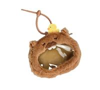 Llavero de felpa con interior espacioso, práctico monedero Cpin organizador para tarjetas esenciales diarias con temática de Capybara bolsa de almacenamiento, Little Duck, Mass Beauty