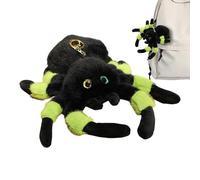 Llavero de Felpa de araña: Adorable de de Mini Personaje, Divertida Figura de Juguete temática, función de Cierre de Bucle Seguro, Encantadora decoración portátil, Ideal para Viajes de va
