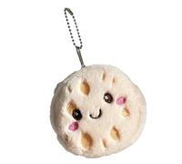 Llavero de felpa para mujer, bolsa de maquillaje, llavero de coche, bolsas de monedas de raíz de loto, pequeño monedero, regalo de cumpleaños, bolsas de monedas de raíz de loto