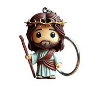 Llavero de figura,Colgante Acrílico 2D Con Figura Jesús Para Llaveros | de Bolsa Bendición para Decoración de Hogar Pequeño,Para, Se référer au descriptif