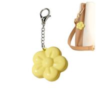 Llavero de flores con luz - Lámpara de bolso con sensor táctil, luz de bolso con brillo suave, bolsa de viaje nocturno, uso en interiores y exteriores, accesorio de mochila para hombres y mujeres