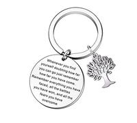 Llavero de fomento de la recuperación, sobriedad, simpatía positiva, regalo para sobreviviente del cáncer, regalo para mujeres, hombres, hijas, hermanas, amigas, Navidad, regreso a la escuela