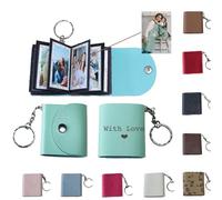 Llavero De Foto Mini Personalizado,Pequeño Recuerdo De Foto En Piel