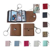 Llavero De Foto Mini Personalizado,Pequeño Recuerdo De Foto En Piel