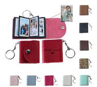 Llavero De Foto Mini Personalizado,Pequeño Recuerdo De Foto En Piel