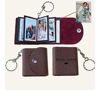 Llavero De Foto Mini Personalizado,Pequeño Recuerdo De Foto En Piel