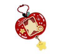 Llavero de fotos genérico | Keyringg Double-Sided with Custom Text Picture Customised Keychain | Fashionable Memorial Keepsake Charm for Bag Purse Backpack Travel Commuting Party Concert, Stars In