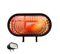 Llavero de garaje genérico | Gancho decorativo espejo ilusión con LED - Llavero de pared colorido con espejo para garaje, para casa, oficina, pared, entrada, puerta, padre, marido, niños, apasionados