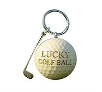 Llavero de golf, mini llavero de aleación para palos de golf, adorno de la suerte para los amantes del golf, duradero y portátil para regalo.