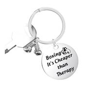 Llavero de guantes boxeo - high-performance stylish premium, elegant, ergonomic, acero inoxidable con, inspirador para fanáticos del, boxeador | Multipurpose Outdoor Indoor Utility