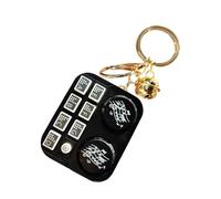 Llavero de instrumento musical, llavero musical | Llavero de coche de DJ con luz y música - Llavero, llavero, llavero, llavero, llavero de mochila para mochila, 08, Siehe Beschreibung