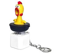 Llavero de Juguete Apretado - Iluminación RGB Lindo con , Llavero Colgante Fidget Chick Tema | para Adolescentes, Adultos, Hombres, niños, Estudiantes, Escuela, Desplazamiento, Bolso de Hombro R