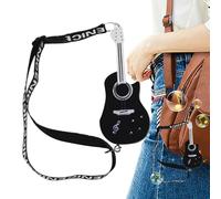 Llavero de juguete de violín más pequeño del mundo,Llavero de violín con luz LED - Llavero de violín en miniatura Llavero de violín LED | Colgante de llavero de juguete de violín divertido pequeño con