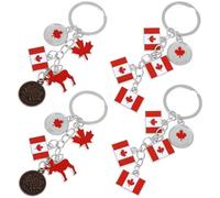 Llavero de la de Canadá de, llavero con símbolo de la de Canadá, para hombres, mujeres, decoración, llavero, monedero, bolso de mano