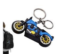 Llavero de la decoración de la motocicleta, llavero colgante de la motocicleta para hombres - Colgantes creativos del bolso del del llavero 3D,Novedad colgante pareja Cool accesorios po