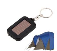llavero de la linterna, linterna del llavero del LED, linterna LED con llavero de carga solar - Suministros de iluminación para exteriores de bolsillo, linterna portátil con batería