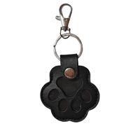 Llavero de la pata - Llavero con estampado de patas, regalo de huellas de mascotas, recuerdo de pelo para mascotas, colgante Keepsake Jewelry almacenamiento para hombres, niñas, billetera