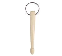 Llavero de Madera con Baquetas, Hecho a Mano, de Madera de Haya, Ligero, portátil, diseño único, Llavero para Amantes de la música, Bateristas, Regalo de 3,5 Pulgadas (Single Stick)