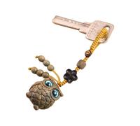 Llavero de madera de búho, dije portátil para teléfono, elegante colgante de, delicada decoración de búho, ideas de regalo, accesorios para teléfono celular, mochilas, bolsos, uso diario y