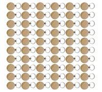 Llavero de madera de haya resistente multiusos para dar rienda suelta a tu creatividad con pintura y decoraciones, adorno único de uso diario