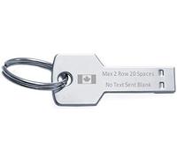 Llavero de Memoria Flash USB 2 GB con la Bandera de Canadá grabada