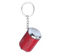Llavero de metal 2 en 1 sensorial de 21 cuartos, pequeño llavero de almacenamiento de monedas, para mochila de bolsillo, hogar, oficina, escuela, interior, exterior, viajes, compras, viajes, Red