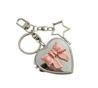 Llavero de metal con forma de corazón con forma de mariposa, accesorios para mujeres y niñas, decoración de bolso, accesorios elegantes, do