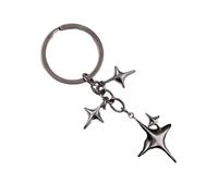 Llavero De Moda para Coche, Colgante Estrella Y Luna, Joyería, para Cintura, Soporte para Mochila