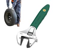 Llavero de mono de metal, llave de trinquete - Llave ajustable de apertura ancha para - La llave potente está diseñada para un uso eficiente, mango de goma que garantiza un agarre seguro y confor
