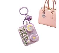 Llavero de música, dije de bolso de DJ con luz y música, dije de llave, colgante de bolso, llavero, pequeño, llavero de mochila, 03., Refer to description