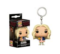 (Llavero de Once de Pelo Largo) POP Stranger Montauk Things Eleven Jonathan Joyce Llavero con Caja Juguetes