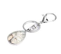 Llavero De Ópalo De Cristal Natural, Llavero De Coche Con Colgante De Gota De Piedras Preciosas Para Decoración De Bolsos De Mujeres Y Niñas, Llaveros, Llavero Con Cristales De Reiki, Color, 39 Mm