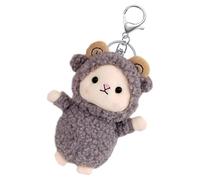 Llavero de oveja de peluche, juguete de peluche de oveja,Charm para bolso de oveja para niños - Adornos de animales de peluche, colgante de llave de peluche multifuncional para familia, colegas para h