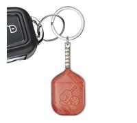 Llavero de pala, llavero pequeño de raqueta de pickleball, llavero de pickleball, metal para hombres y mujeres, Naranja 1, Refer to description