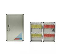 Llavero de pared de 12 120 bits para agencias inmobiliarias, armario seguro para llaves de 48 llaves de coche, solución de almacenamiento para profesionales